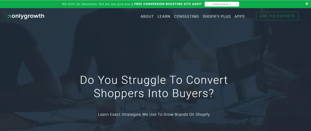 Onlygrowth Shopify digital marketing agency