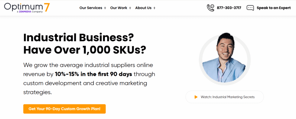 Optimum 7 Shopify digital marketing agency