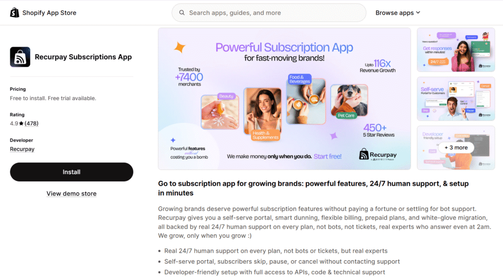 Recurpay Subscriptions App