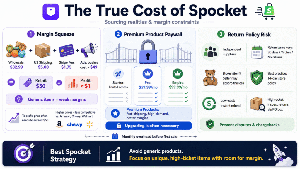The true cost of Spocket dropshipping