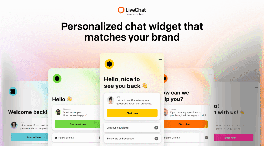 customize LiveChat shopify app widget